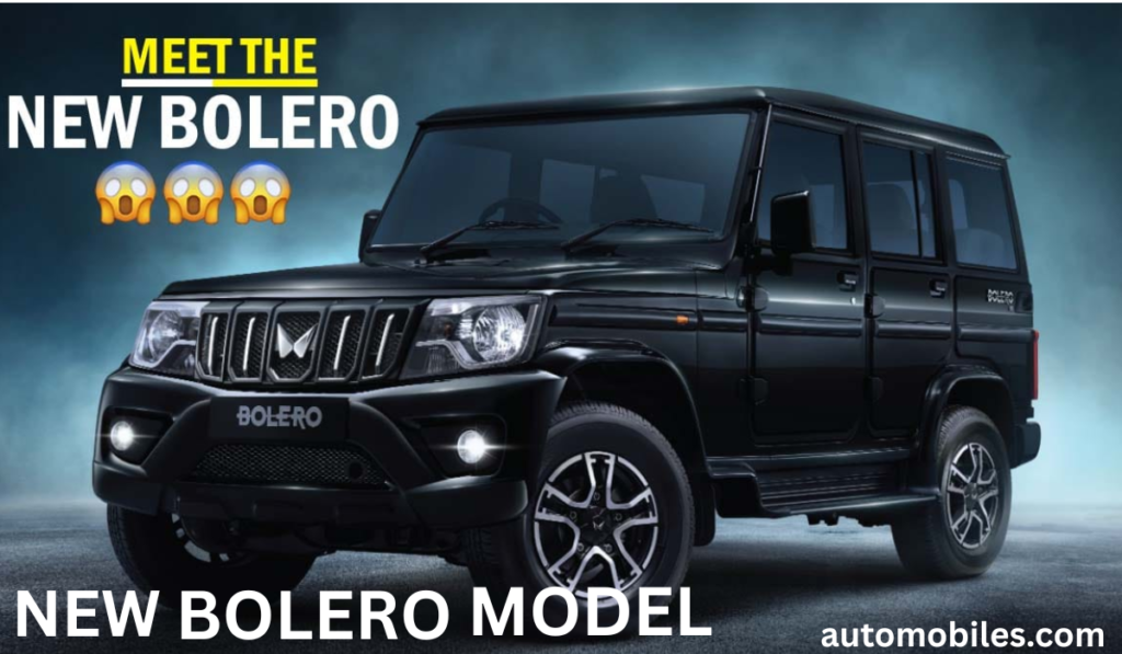 Mahindra Bolero new model SUV with rugged design, high ground clearance, and strong build for Indian roads