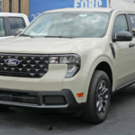2026 Ford Maverick compact pickup truck with bold front design and LED headlights