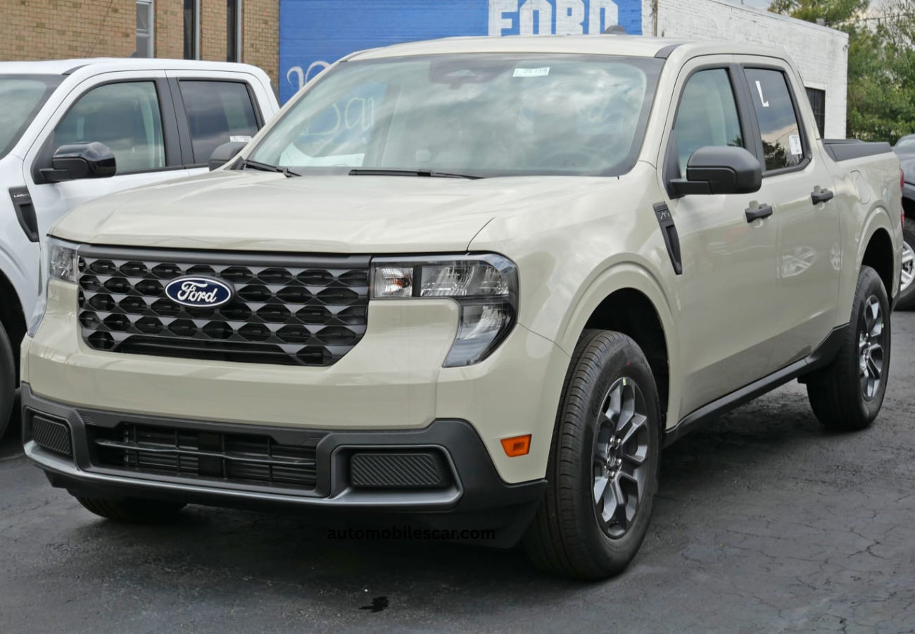 2026 Ford Maverick compact pickup truck with bold front design and LED headlights