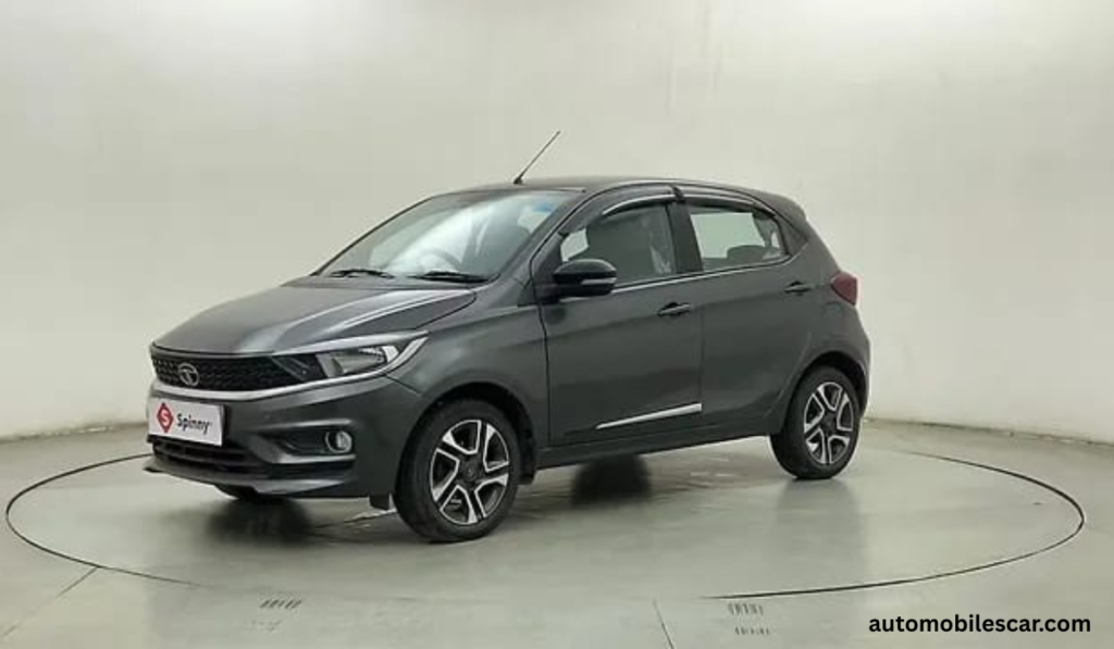 Tata Tiago 2026 interior with touchscreen infotainment system