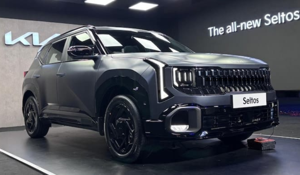 Kia Seltos 2026 रियर प्रोफाइल के साथ कनेक्टेड LED टेललाइट