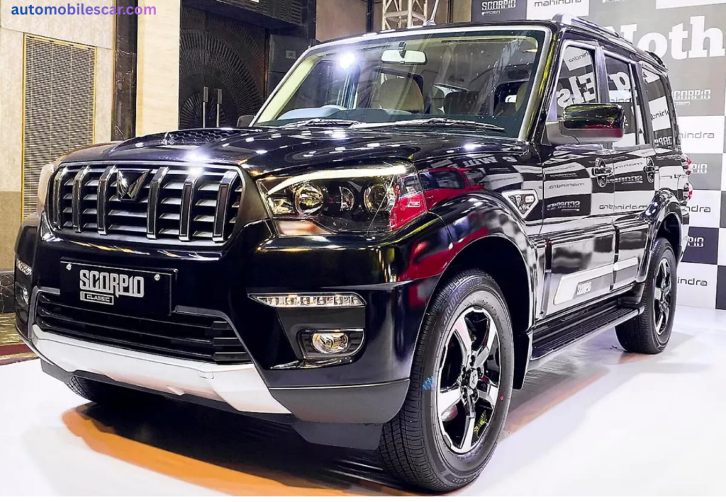 Mahindra Scorpio Classic SUV का फ्रंट लुक और दमदार डिजाइन