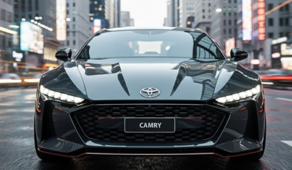 Toyota Camry 2026 नया डिजाइन और फ्रंट लुक