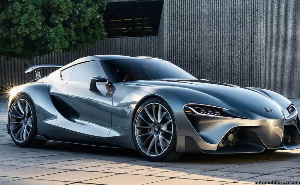 Toyota Supra 2026 Red Sports Car Front View