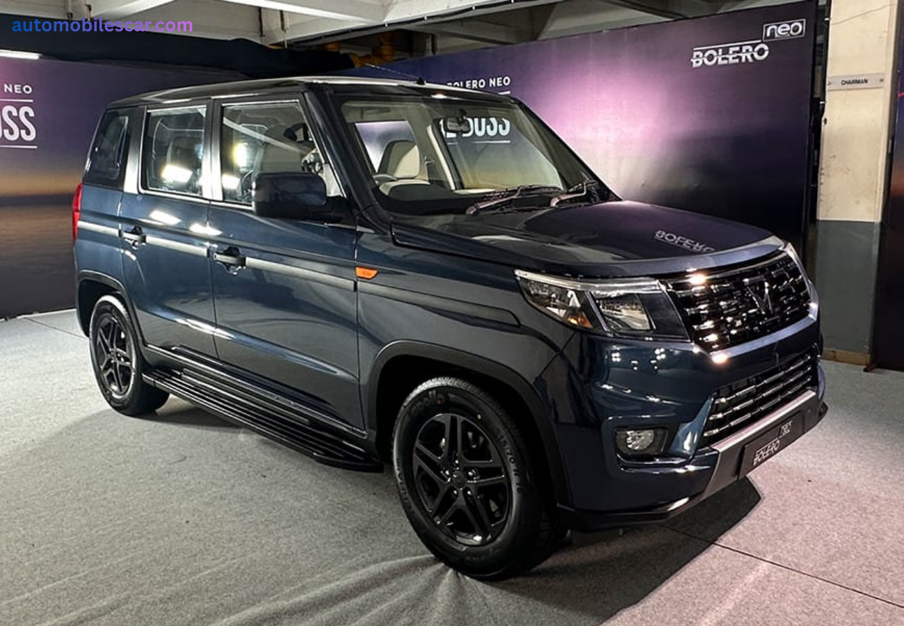 Mahindra Bolero Neo का फ्रंट व्यू दमदार SUV लुक के साथ
