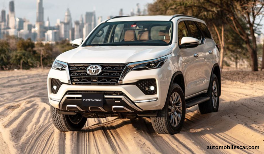 Toyota Fortuner 2026 front profile with LED headlights