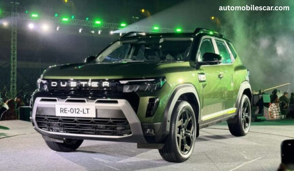 Renault Bigster 2026 का साइड व्यू, बड़े अलॉय व्हील्स और मस्क्युलर बॉडी डिजाइन के साथ स्टाइलिश SUV लुक।