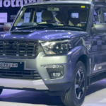 Mahindra Scorpio Pro 2026 front view with bold grille and LED DRLs