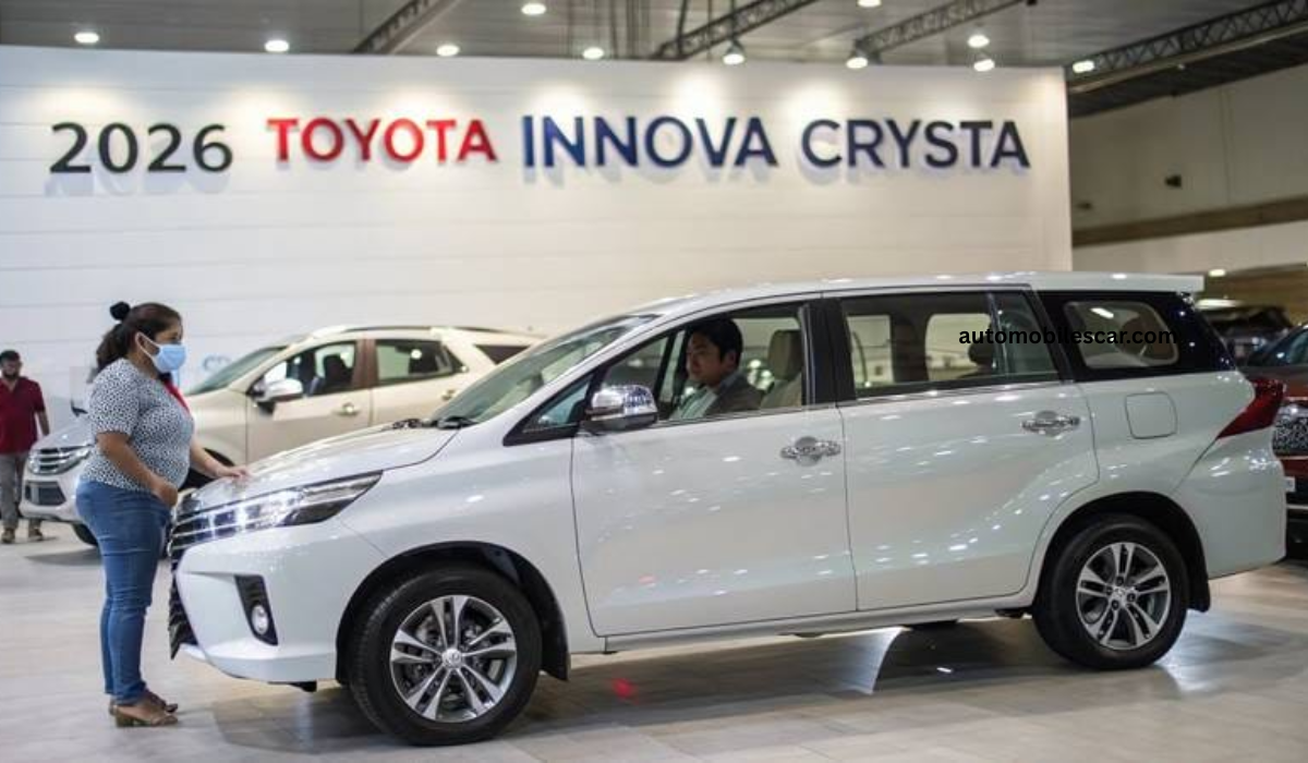 Toyota Innova car 2026 फ्रंट लुक – प्रीमियम MPV डिजाइन