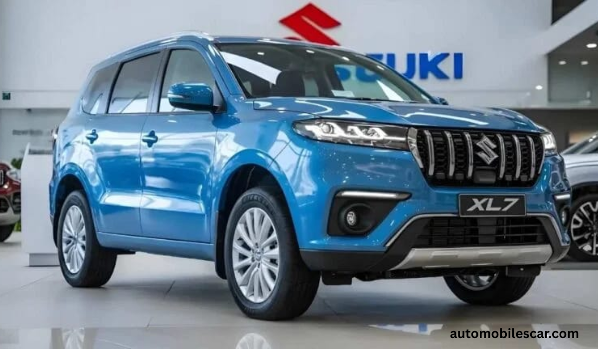 Maruti XL7 2026 नई 7-सीटर MPV का फ्रंट व्यू, 1.5L पेट्रोल इंजन और 20 km/l माइलेज के साथ