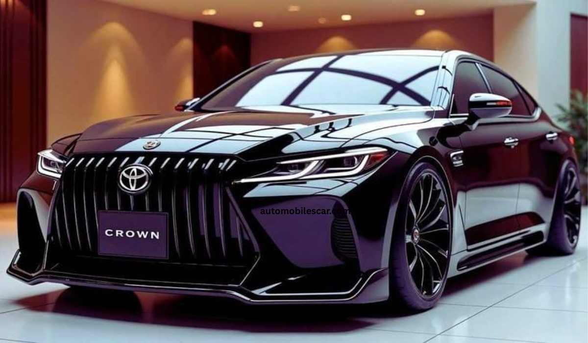 Toyota Crown 2026 प्रीमियम हाइब्रिड सेडान का फ्रंट और साइड लुक – लग्ज़री डिज़ाइन और एडवांस टेक्नोलॉजी के साथ