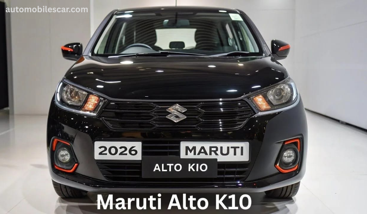 Maruti Alto K10 BS6 2026 red color front view with 998cc engine and 24kmpl mileage