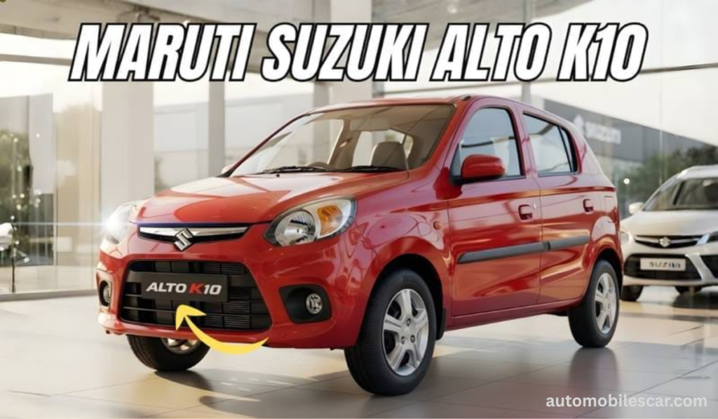 Maruti Alto K10 BS6 2026 side profile compact hatchback design