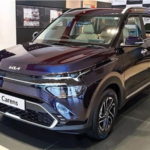 Kia Carens front view premium MPV bold design India