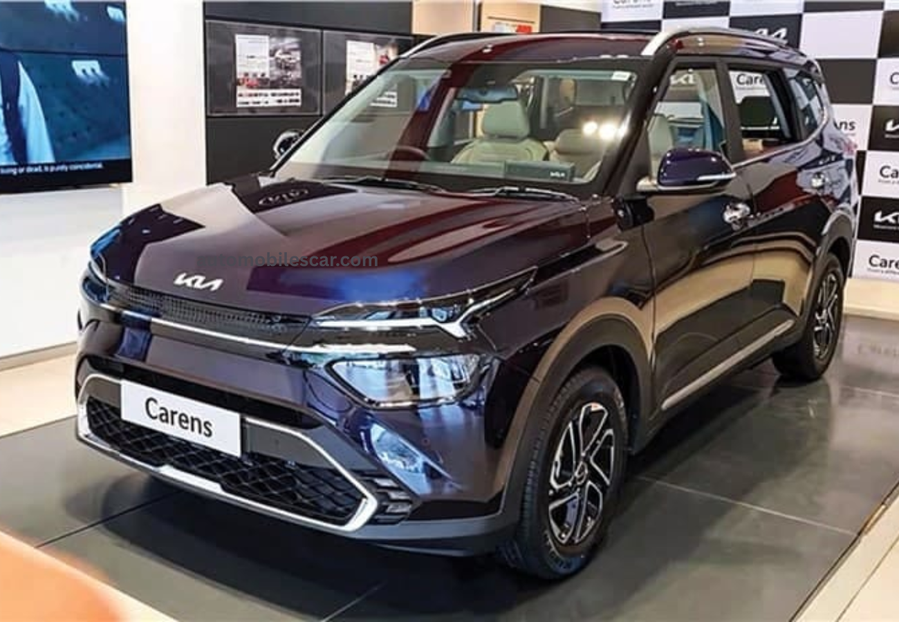 Kia Carens front view premium MPV bold design India