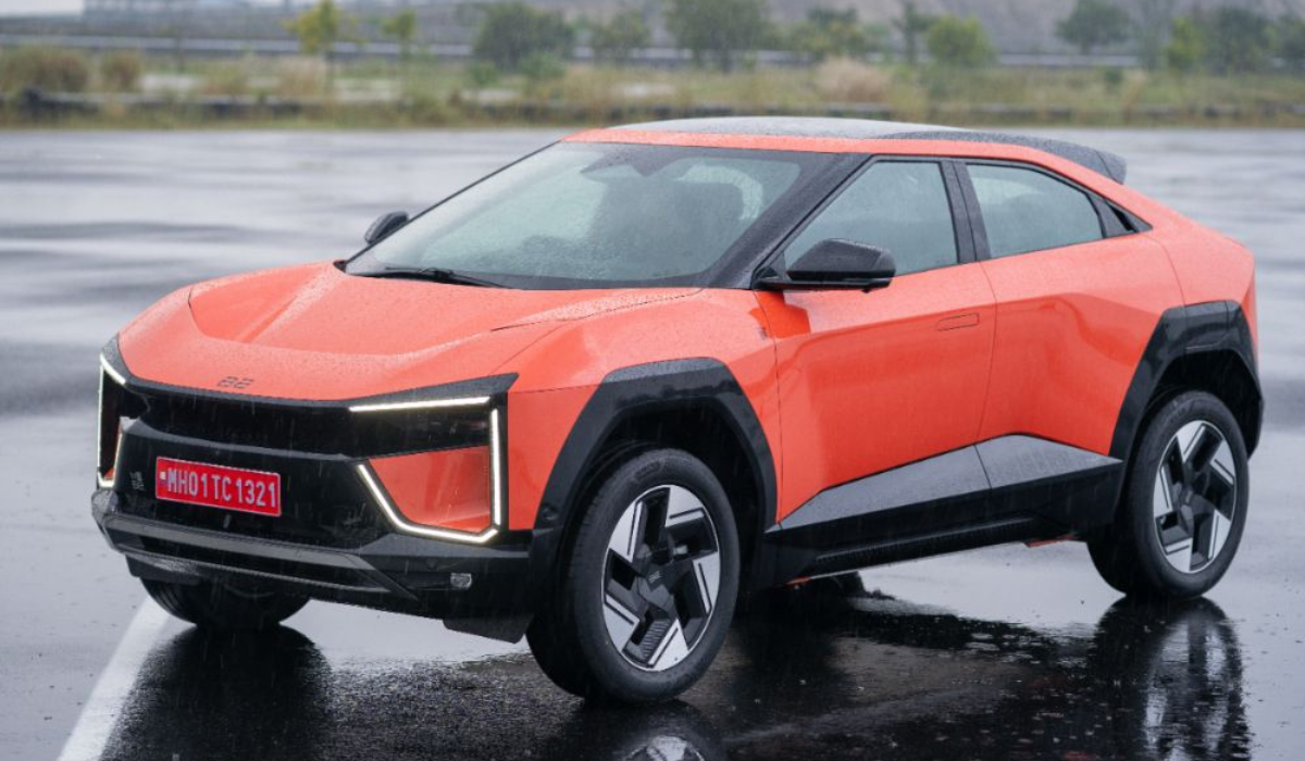Mahindra BE 6 electric SUV front design