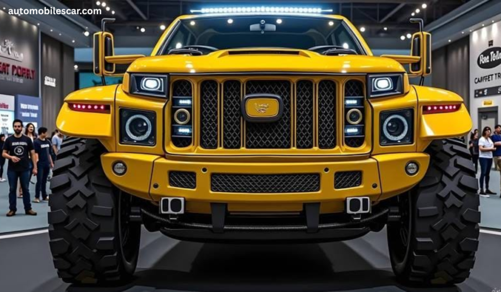 ऑफ-रोडिंग के लिए तैयार नई Caterpillar Pickup Truck 2026 का साइड प्रोफाइल