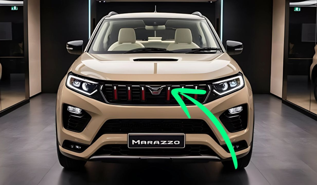 Mahindra Marazzo rear look stylish tail lamps design