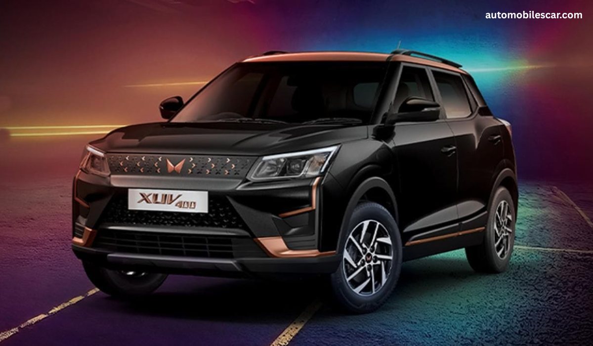 Mahindra XUV400 EV front view electric SUV bold design India