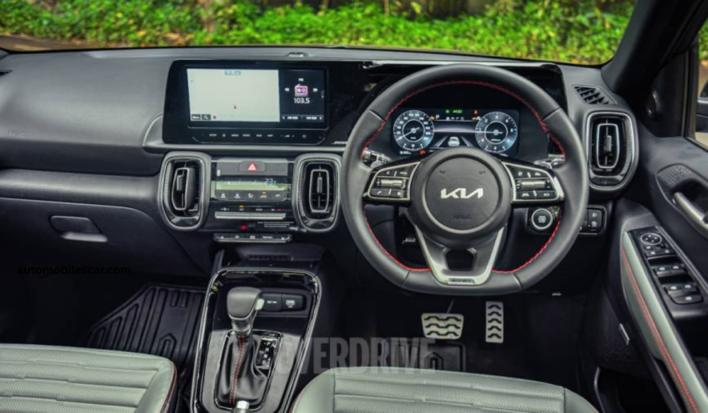 Kia Sonet 2026 infotainment touchscreen display