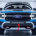 “Ford Maverick parked outdoors showcasing its stylish grille and rugged stance”