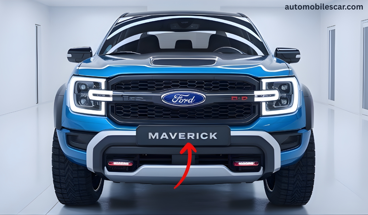 “Ford Maverick parked outdoors showcasing its stylish grille and rugged stance”