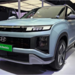 Hyundai Creta Electric का फ्रंट लुक, नई इलेक्ट्रिक SUV का मॉडर्न LED डिजाइन