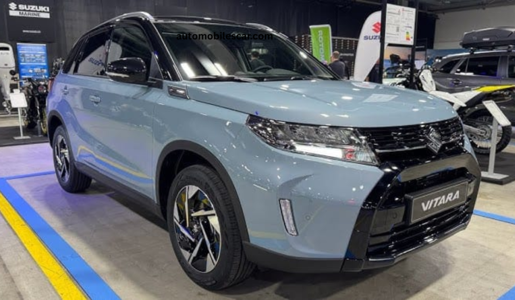 नई Maruti eVitara इलेक्ट्रिक SUV का साइड प्रोफाइल और स्टाइलिश अलॉय व्हील