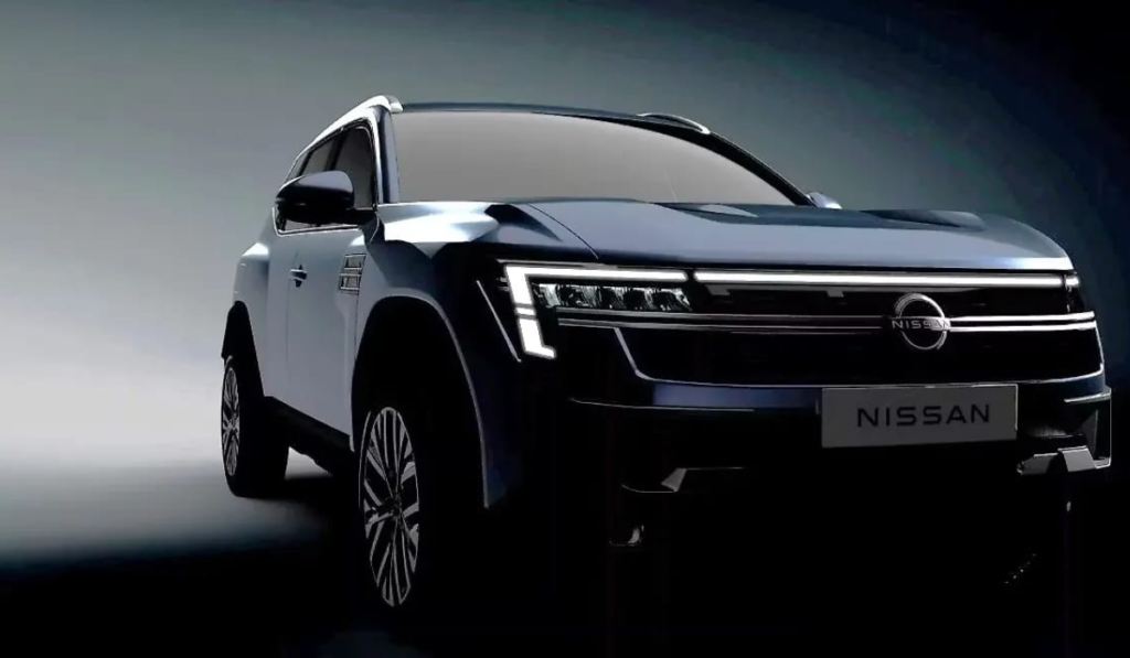 नई Nissan Tekton का साइड प्रोफाइल, स्पोर्टी अलॉय व्हील्स और प्रीमियम डिजाइन