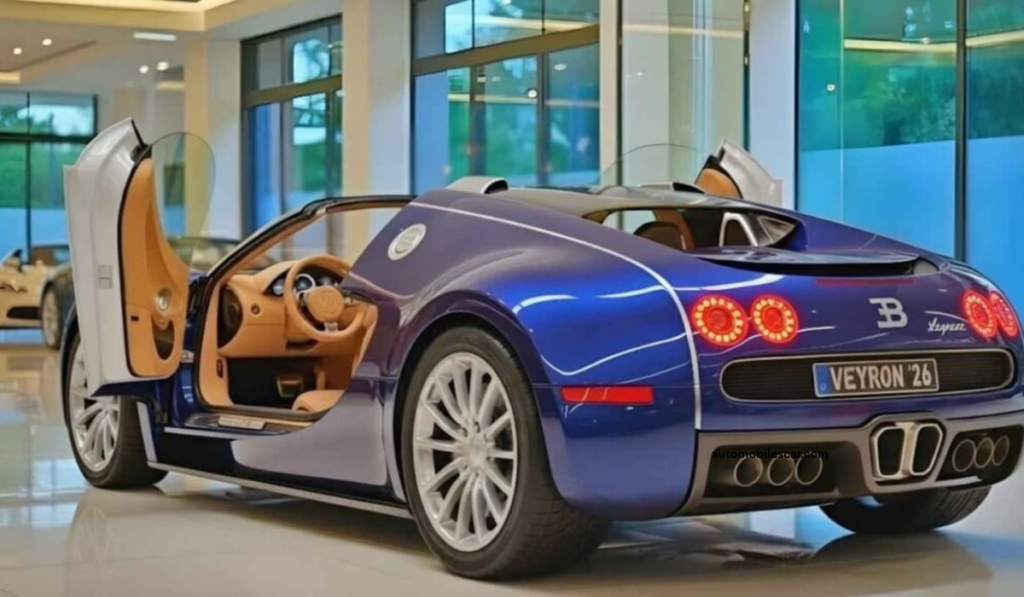 लग्ज़री इंटीरियर के साथ Bugatti Veyron Revival, प्रीमियम फिनिश और डिजिटल फीचर्स