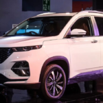 MG Hector Plus front view bold SUV design India