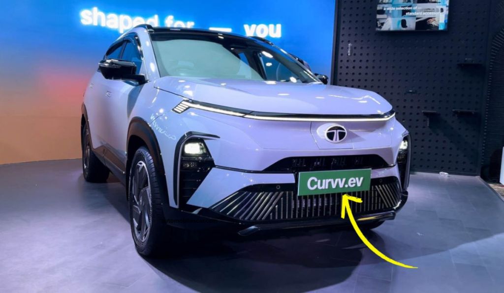 Tata Curvv EV का साइड प्रोफाइल, शानदार डिजाइन, अलॉय व्हील्स और एयरोडायनामिक बॉडी के साथ