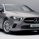 Mercedes-Benz A-Class का प्रीमियम फ्रंट डिजाइन – LED हेडलाइट्स और स्पोर्टी लुक