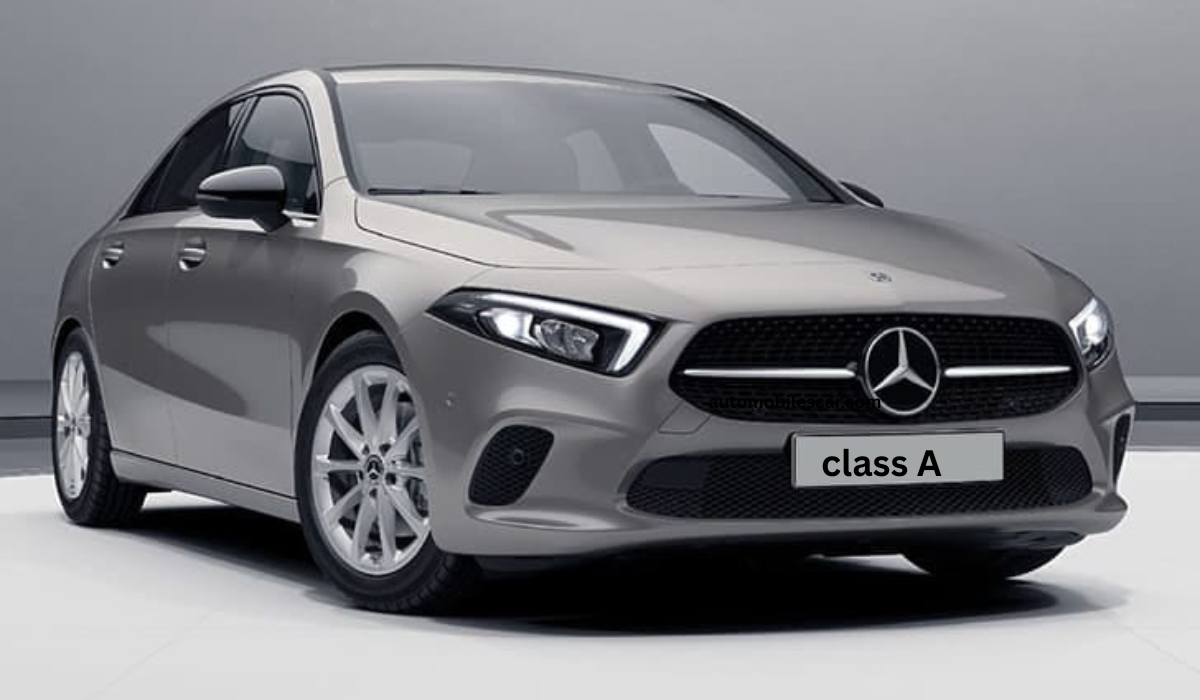 Mercedes-Benz A-Class का प्रीमियम फ्रंट डिजाइन – LED हेडलाइट्स और स्पोर्टी लुक