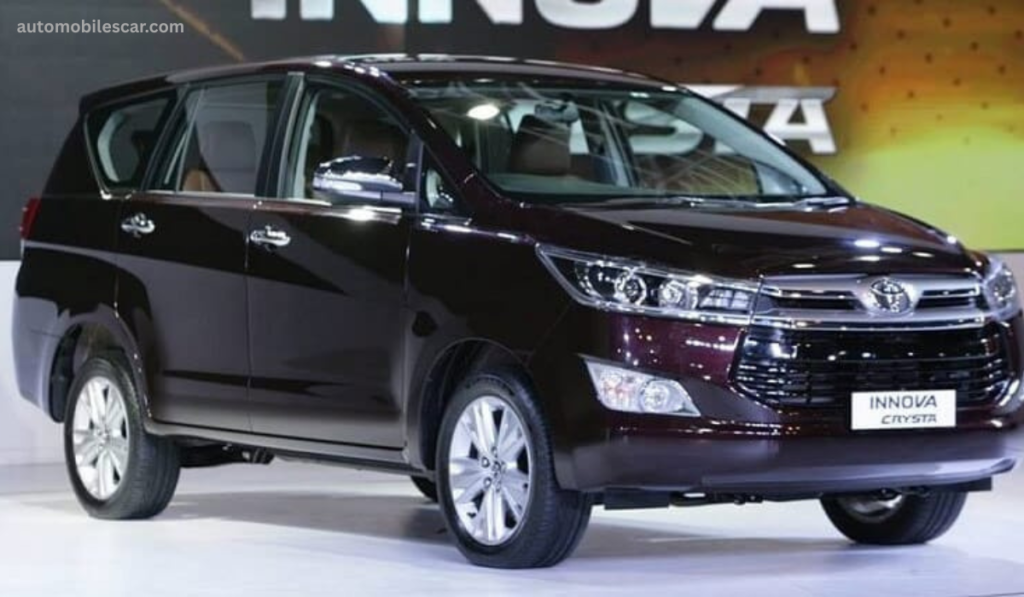 Toyota Innova Crysta diesel engine powerful performance view