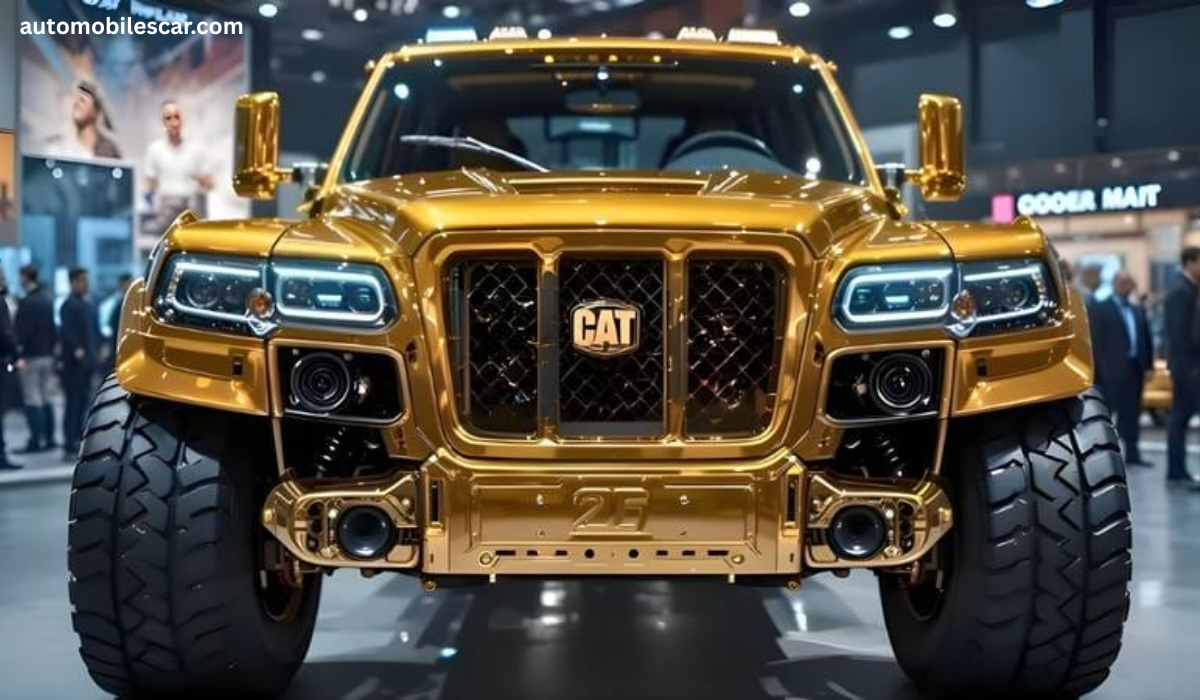 2026 Caterpillar Pickup Truck का दमदार फ्रंट लुक और बड़ी ग्रिल डिजाइन