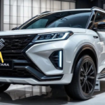 Maruti Suzuki eVitara इलेक्ट्रिक SUV का फ्रंट डिजाइन और LED हेडलाइट्स