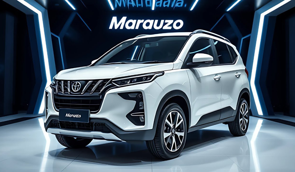 Mahindra Marazzo front view premium MPV design India