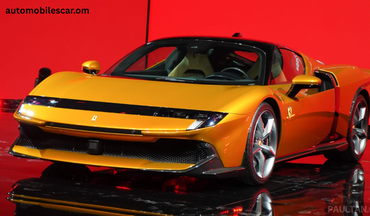 Ferrari 849 Testarossa का फ्रंट लुक और क्लासिक सुपरकार डिजाइन