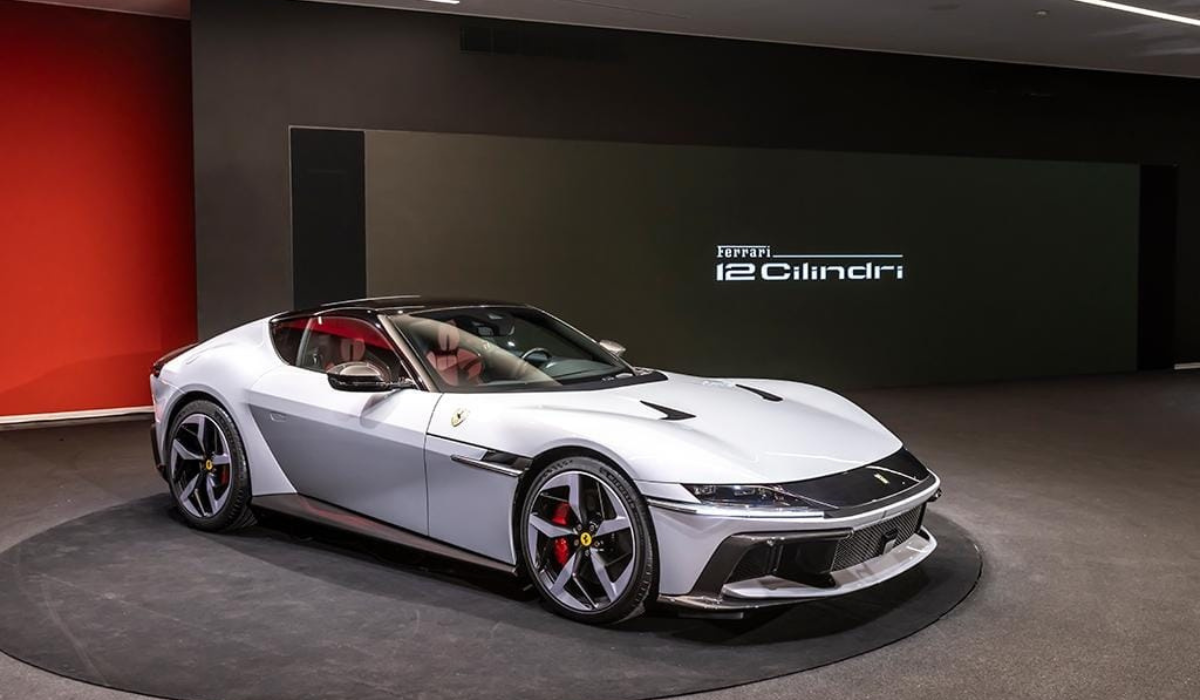 Ferrari 12Cilindri luxury sports car front view design