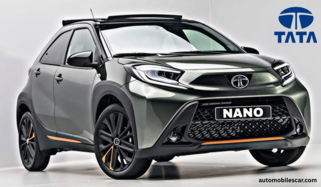 Tata Nano EV 2026 फ्रंट लुक LED हेडलाइट और मॉडर्न डिजाइन